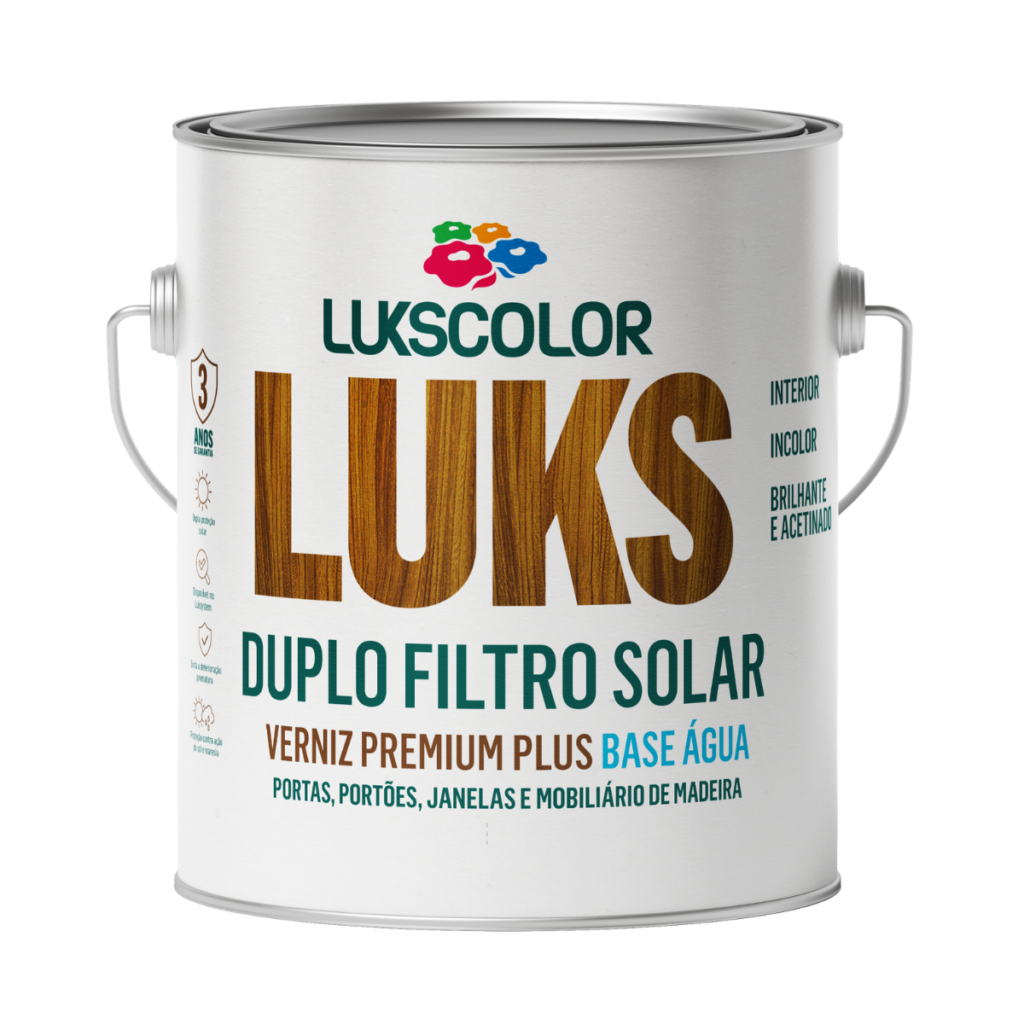 Verniz Premium Plus - Base Água - Duplo Filtro Sol